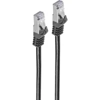 ShiverPeaks RJ45 Patchkabel - Cat.7-Rohkabel schwarz