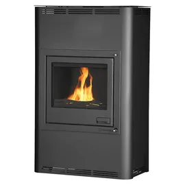 HS Flamingo Aquaflam 25 Kaminofen Stahl Schwarz/Abdeckplatte Schwarz