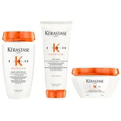 Kérastase Nutritive Set RICHE Masque (Satin Riche / Lait Vital/ Riche Maske)* Haarpflegesets 0,65 l Damen 
