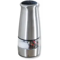 KESPER Salz-/Pfeffermühle 17,5 cm Silber befüllt