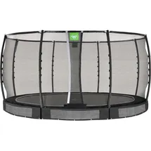 EXIT TOYS Allure Premium Bodentrampolin 427 cm Schwarz