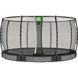 EXIT TOYS Allure Premium Bodentrampolin 427 cm Schwarz