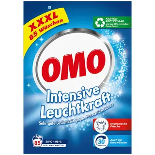 Omo Vollwaschmittel XXXL mit Leuchtkraft-Booster 85 WL 5,1 kg