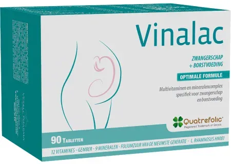 Vinalac Quatrefolic Schwangerschaft & Stillzeit 90 Tabletten
