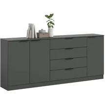 VCM KOPENHAGEN 185 x 79 x 35 cm Anthrazit