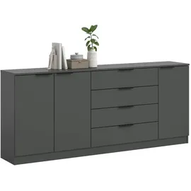 VCM KOPENHAGEN 185 x 79 x 35 cm Anthrazit