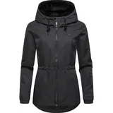 Ragwear Damen Übergangsjacke Dankka Tech Black Gr. 3XL - 3XL