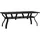 vidaXL Gartentisch 180 x 80 x 70 cm Schwarz