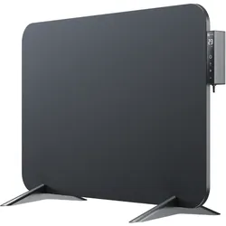 Metall Infrarotheizung 450W mit Smart Thermostat - Schwarz