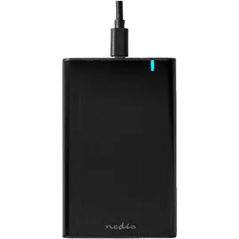 Nedis Festplattengehäuse | 2.5 " | USB 3.2 Gen1 | USB Type-A / USB Type-CTM | Notebook / PC | Aluminium