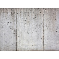 living walls Fototapete Designwalls Concrete Wall grau Schwarz 3,50 m x 2,55 m FSC®