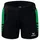 Erima Six Wings Worker Shorts Damen schwarz/smaragd 38