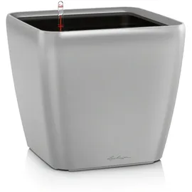 LECHUZA Quadro LS 21 Komplettset 21 x 21 x 21 cm silber metallic