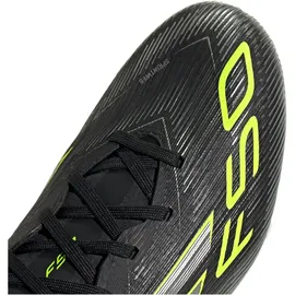 adidas F50 Pro Firm Ground Herren Core Black/Iron Met./Lemon 43 1/3