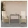 vidaXL 3-tlg. Bistro-Set mit Kissen Beige Poly Rattan