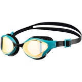 ARENA Schwimmbrille AIR-Bold Swipe Mirror 006832 Yellow/Copper-Green/Lakes One Size