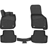Element passgenaue Premium Antirutsch Gummi Fußmatten, | Mercedes-Benz E-Class W212 2009-2016 | Limousine