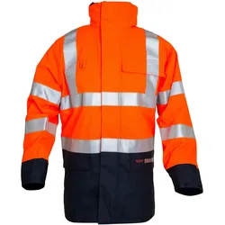 Multinorm Regenparka "MAGOMA" 2664 Essential - XXL - orange/marine