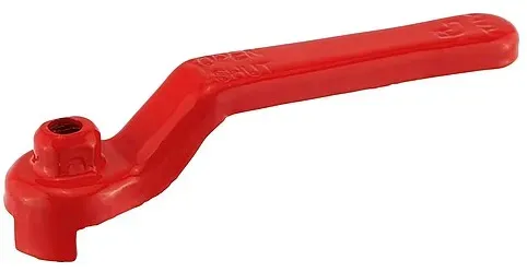 Hebelgriff rot für Kugelhahn 1/2'' - Größe 1