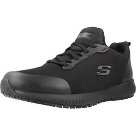 SKECHERS Herren Squad Sr Myton Sneaker, Black Textile Synthetic, 45