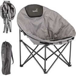 Campingstuhl Moonchair Kupari XL - klappbar - 150kg Benutzergewicht - gepolstert EINHEITSGRÖSSE