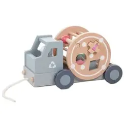EverEarth® Nachzieh Recycling Truck - Pastell