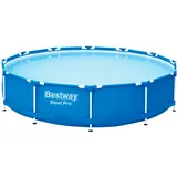 Bestway Steel-Set Pro Frame Pool mit Filterpumpe 366x84cm - Blau