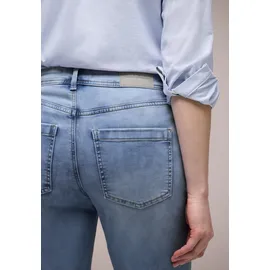 STREET ONE High Waist Wide Leg Jeans im Loose Fit Light Blue wash 28 - 28W / 26L