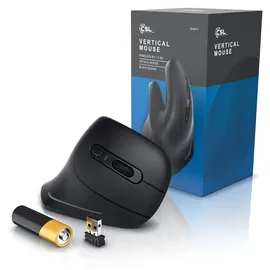 CSL Ergonomische Maus schwarz