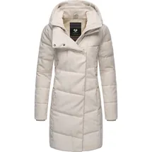 Ragwear Wintermantel "Pavla Coat", Damen, Gr. 6XL (52), beige (ecru), Obermaterial: 100% Polyester. Innenfutter: 100% Polyester. Wattierung: 100% Polyester, tailliert ca.