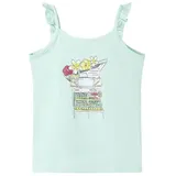 vidaXL Tanktop Kinder-Tanktop Helles Minzgrün 92 grün 92 (1,5-2 J)