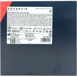 Advancis medical Deutschland GmbH Actilite 10x10cm HONIG-WUNDAUFLAGE