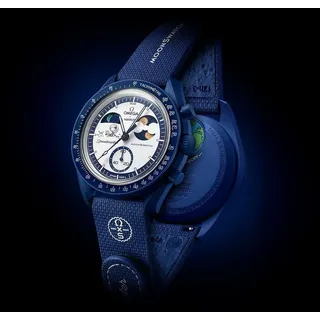 Swatch x Omega Mission to Earthphase Harvest Moon Armbanduhr