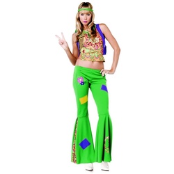 Leg Avenue Kostüm Hippie Peace grün M