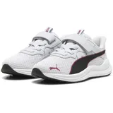 Puma Reflect Lite AC+PS Sneaker, Silver Mist Black-Magenta Gleam, 28 EU