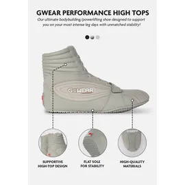 Gorilla Wear Gwear Performance High Tops – Schwarz | EU 39