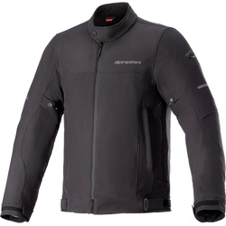 Alpinestars Husker, veste textile imperméable - Noir/Noir - XXL