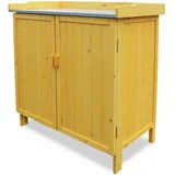 HABAU Gartentisch mit Unterschrank, 98 x 48 x 95 cm,