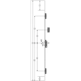 kfv karl fliether gmbh & co. kg BS2500SA T0QF Mehrfachverriegelung