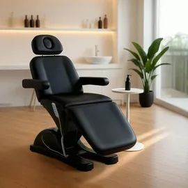 deluke Kosmetikliege SPEYER Elektrisch 66x205x80cm, Kunstleder, Schwarz Massageliege Tattooliege