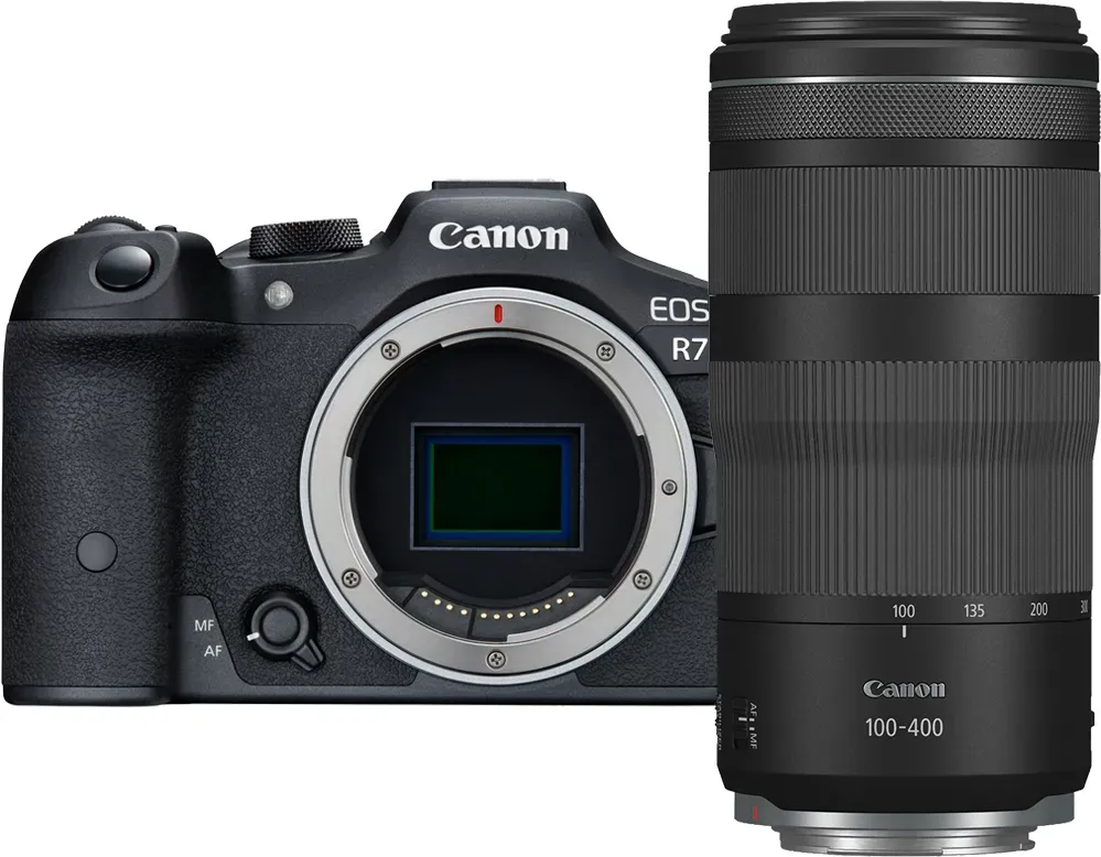 Canon EOS R7 + RF 100-400/5.6-8.0 IS USM -350,00€ Cashback 1549,00€ Effektivpreis