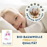Frau Holle Babyflocke Matratzenauflage 60 x 120 cm weiß