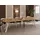 WFL GROUP Runder Esstisch 100 x 77 x 100 cm braun