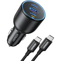 UGREEN USB-C Autoladegerät (130W, 3-Ports)