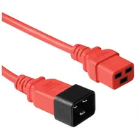 MicroConnect Stromkabel - IEC 60320 C20 gerade zu IEC