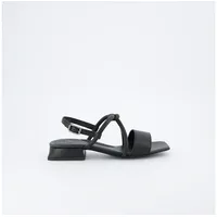 Paul Green Sandalette 6160-007, Glattleder, Schwarz, Damen EU 4/37 - 37 EU