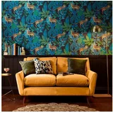 Envy Cheetin Night Vliestapete 64 cm 10 m Blau 34193