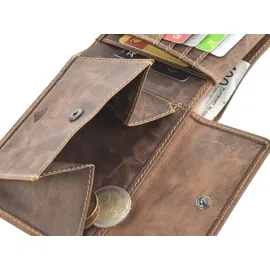 GREENBURRY Racing Collection Daytona Geldbörse Herren Portemonnaie braun