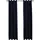 vidaXL Verdunkelungsvorhang Ösen 140 x 175 cm samt schwarz 2 St.