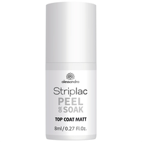 Alessandro Striplac Peel-Off UV/LED Überlack matt Nagellack, 8ml